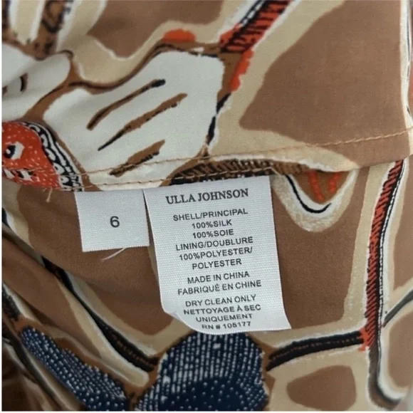 Ulla Johnson Farah Floral Silk Mini Dress - Picture 7 of 9